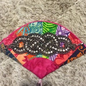 Stella and Dot Petra silver bracelet